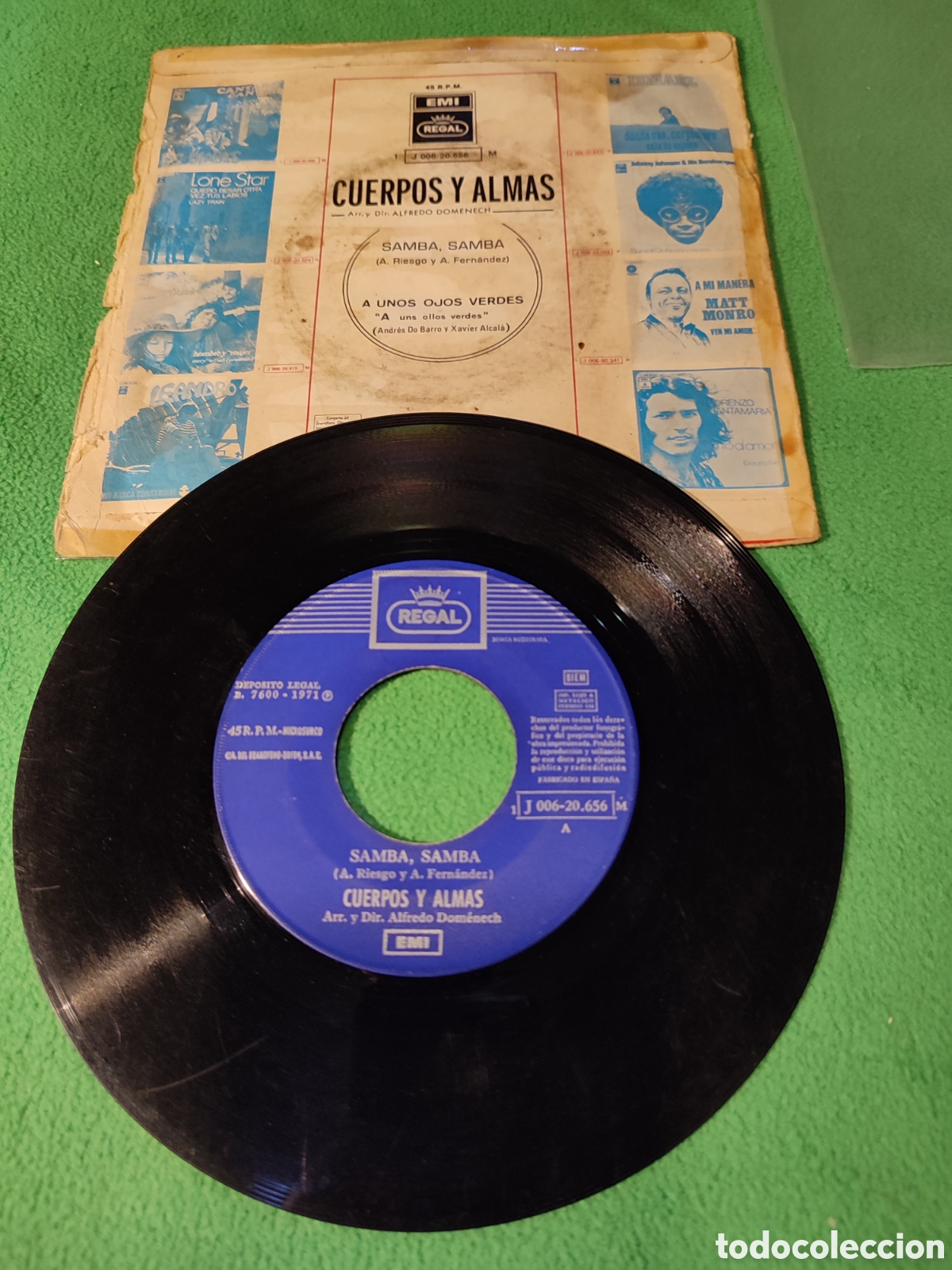 Discos de vinilo: Vuerp Almas - Samba, samba - Foto 2