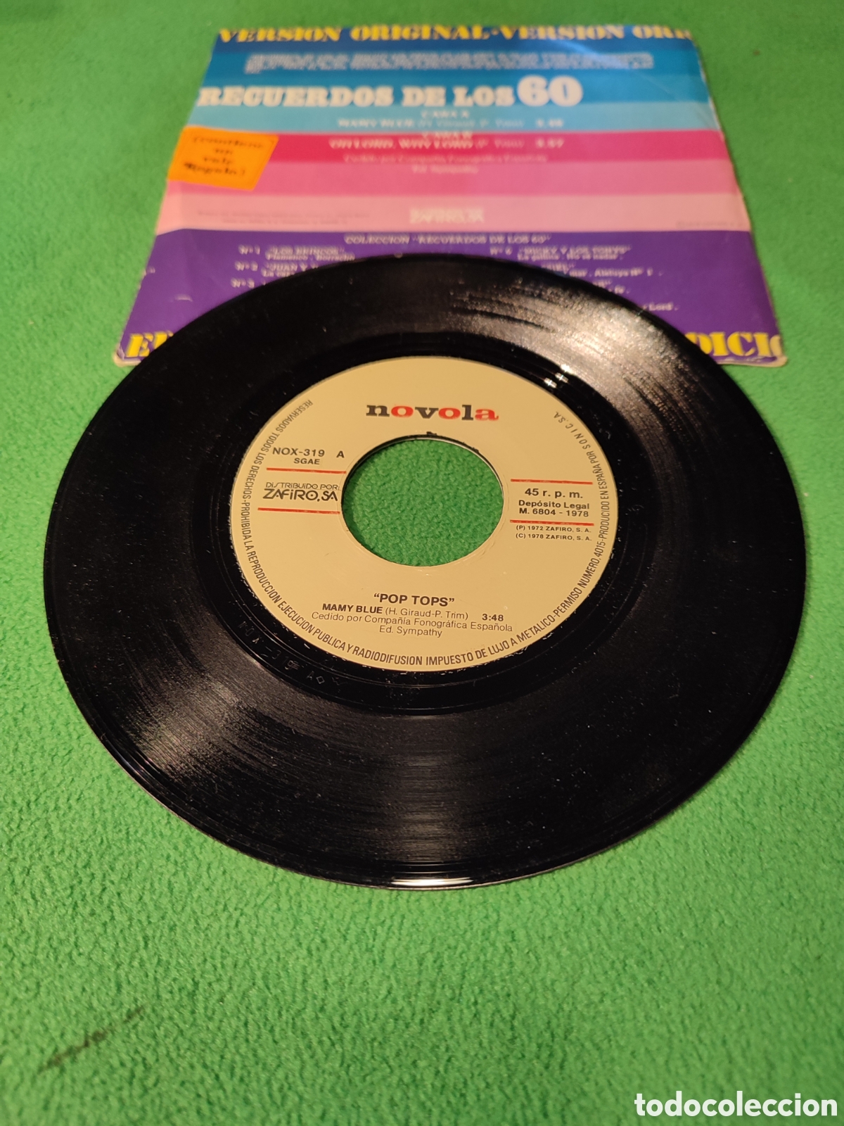 Discos de vinilo: Pop Tops - Mamy blue - Foto 2