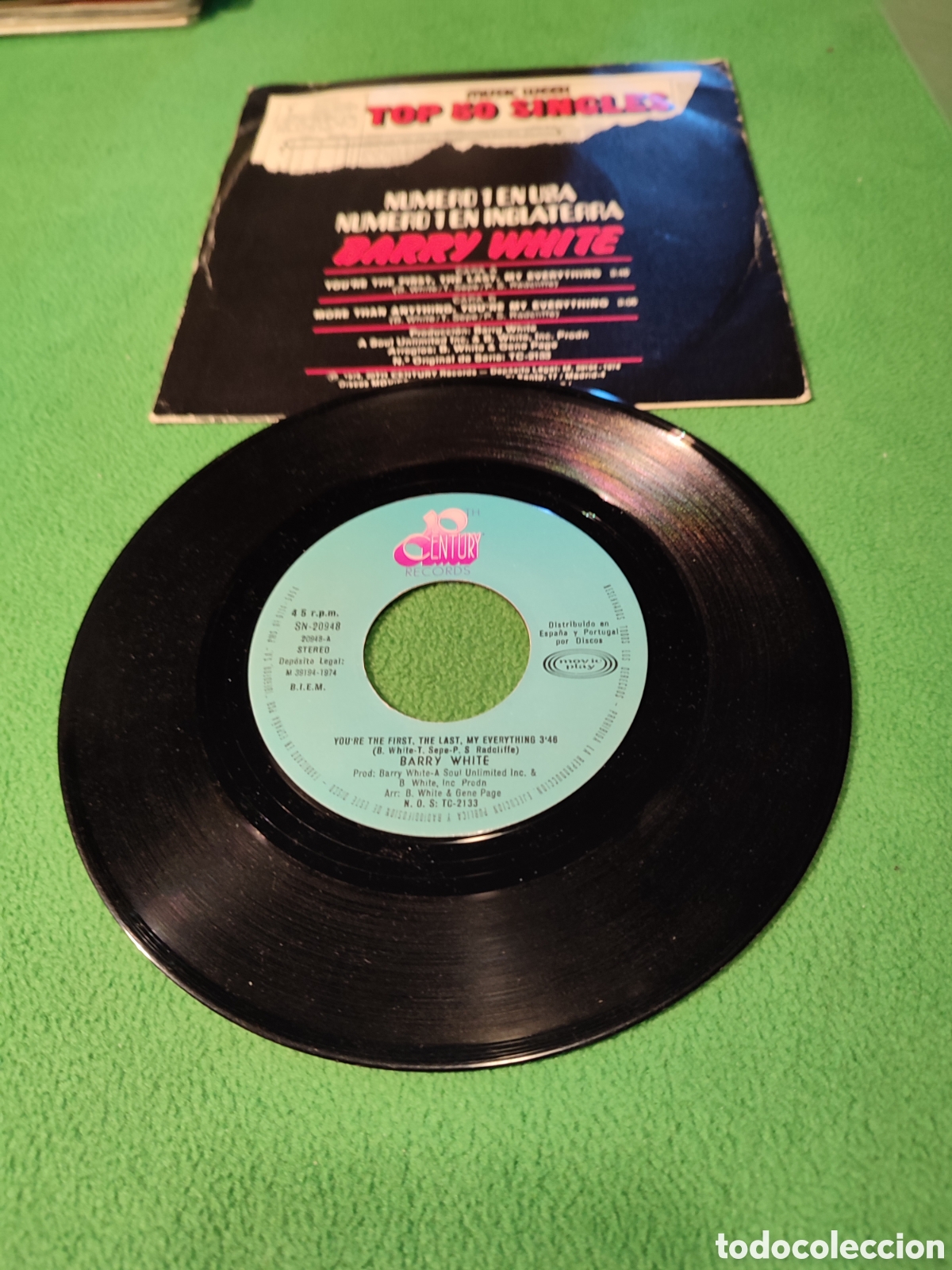 Discos de vinilo: Barry White - Tu eres el principio, el fin ... - Foto 2