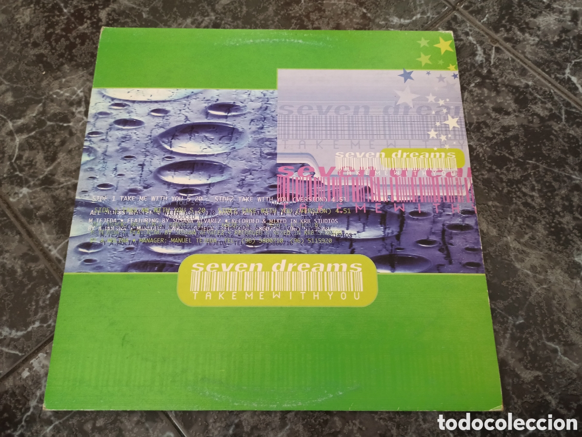 Discos de vinilo: Seven Dreams - Take Me With You (12&rdquo;) - Foto 1
