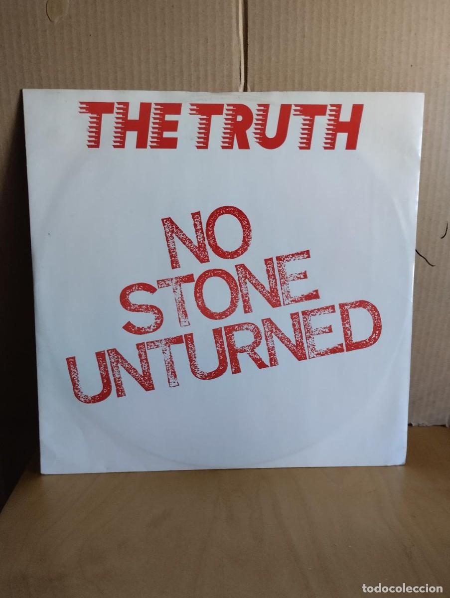 Discos de vinilo: THE TRUTH ---- NO STONE UNTURNED - MAXI - Foto 1
