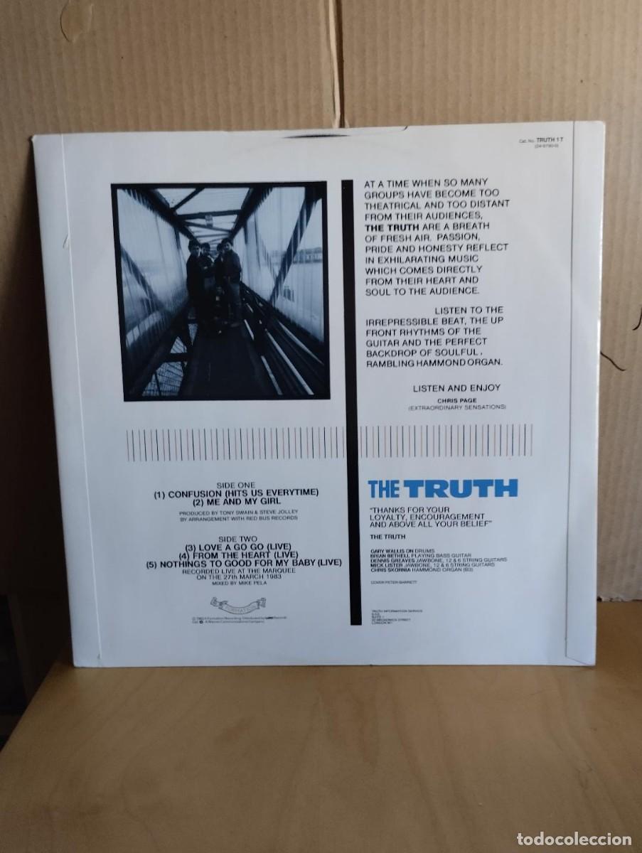 Discos de vinilo: THE TRUTH ---- CONFUSION - MAXI - Foto 2