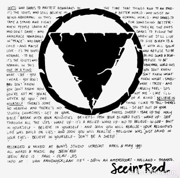 Discos de vinilo: Seein Red / Sanctions - Foto 3
