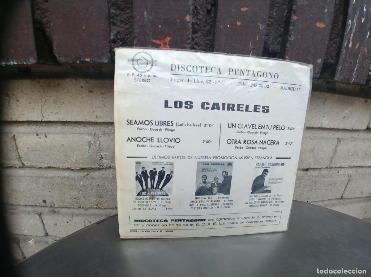 Discos de vinilo: LOS CAIRELES-EP SEAMOS LIBRES +3 - Foto 2