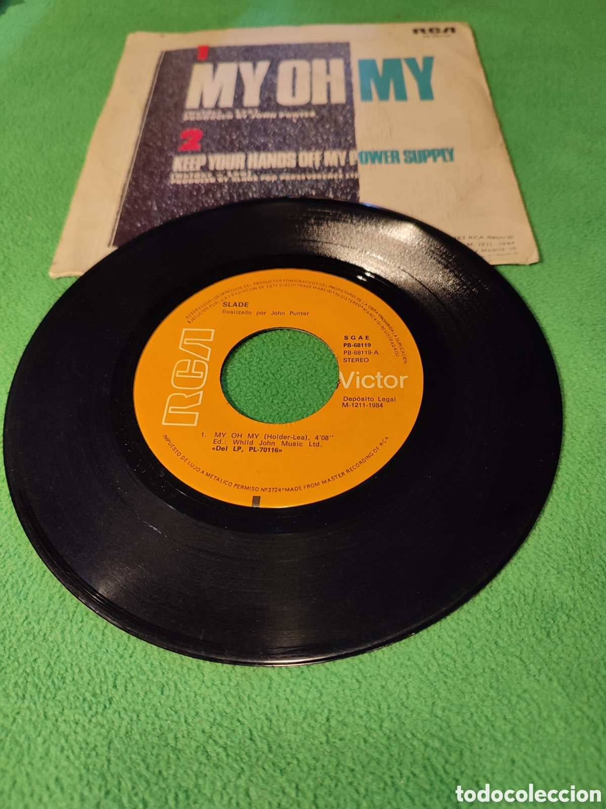 Discos de vinilo: Slade - My oh my edici&oacute;n inglesa - Foto 2