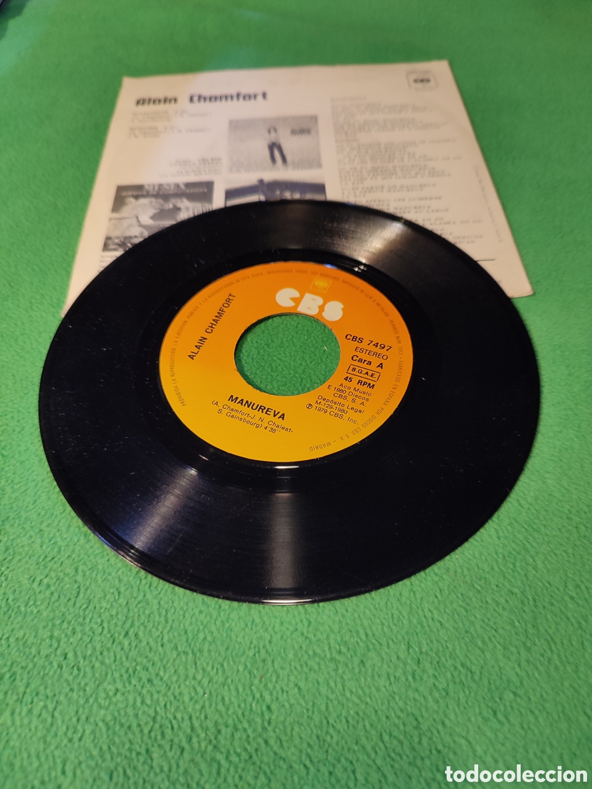 Discos de vinilo: Alain Chamfort - Manureva - Foto 2