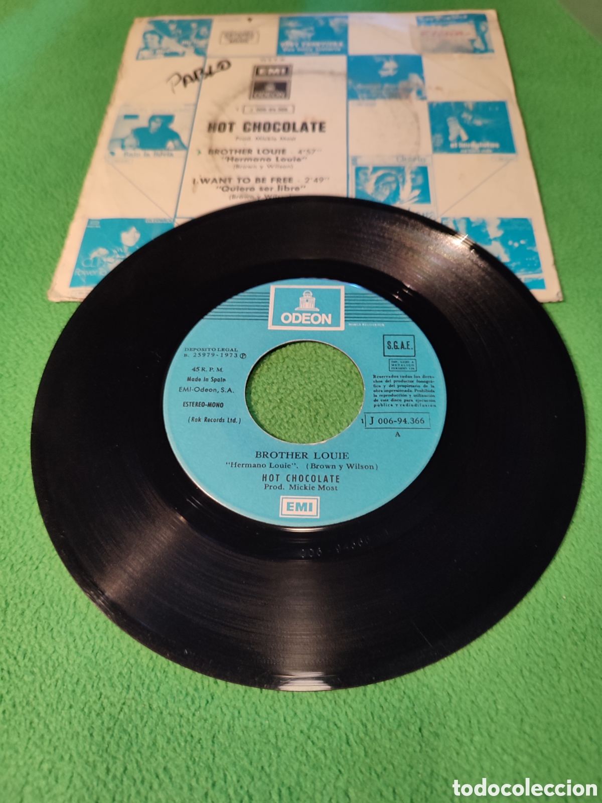 Discos de vinilo: Hot Chocolate - Brother Louie - Foto 2