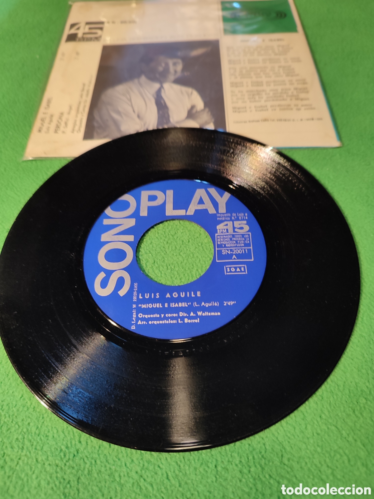 Discos de vinilo: Luis Aguil&eacute; - Miguel e Isabel - Foto 2