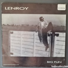 Discos de vinilo: SINGLE - LENROY - BIG FUN - DON DISCO-062-PROM 1989 PROMO