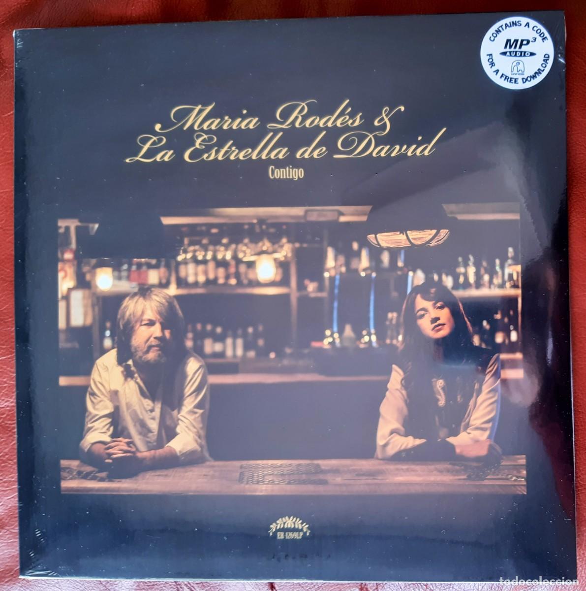 Discos de vinilo: MAR&Iacute;A ROD&Eacute;S Y LA ESTRELLA DE DAVID - CONTIGO LP - Foto 1