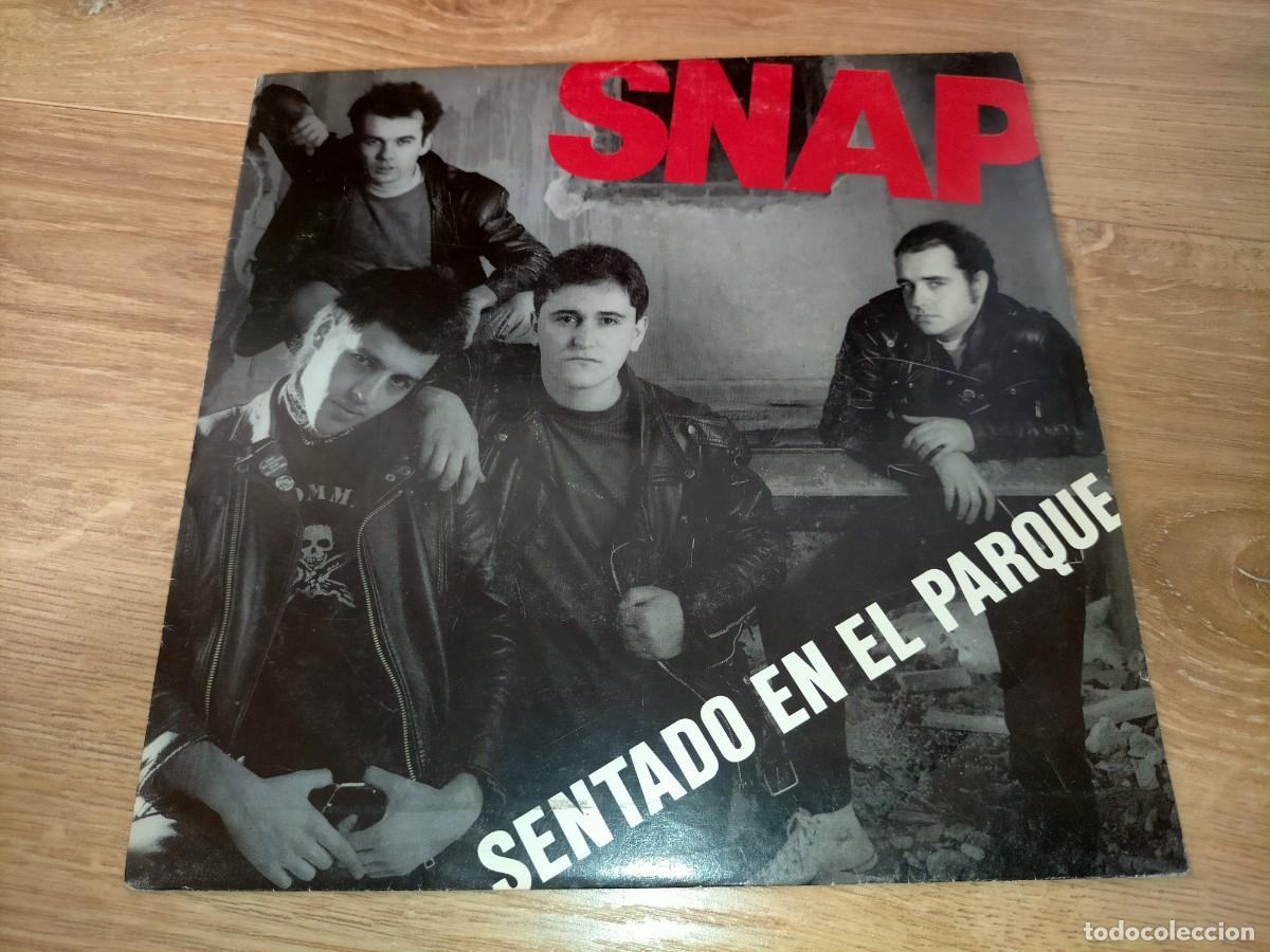 Discos de vinilo: SNAP-SENTADO EN EL PARQUE-ORIGINAL 1990 - Foto 1