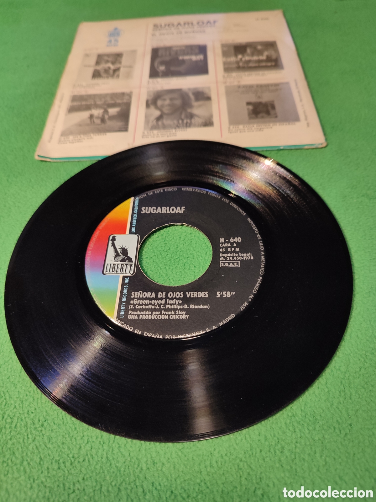 Discos de vinilo: Sugarloaf - Se&ntilde;ora de ojos verdes - Foto 2