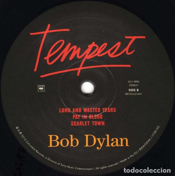 Discos de vinilo: BOB DYLAN TEMPEST 2 LPs + CD NUEVO - Foto 4