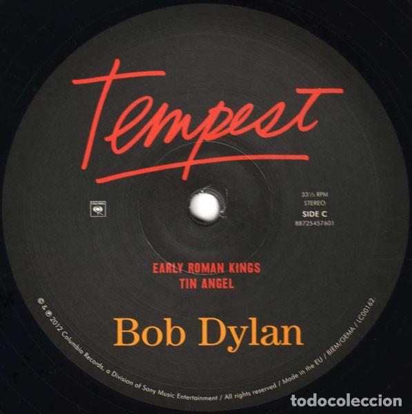 Discos de vinilo: BOB DYLAN TEMPEST 2 LPs + CD NUEVO - Foto 6