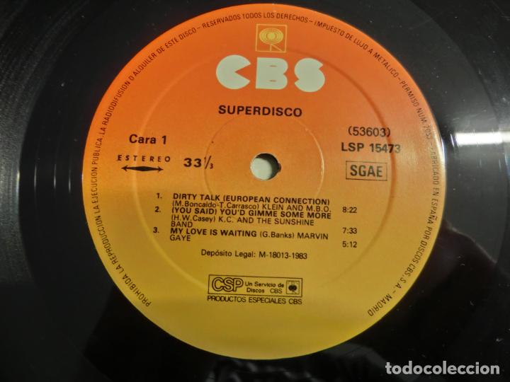 Discos de vinilo: SUPERDISCO - RECOPILATORIO (SPAIN 1983) - Foto 3