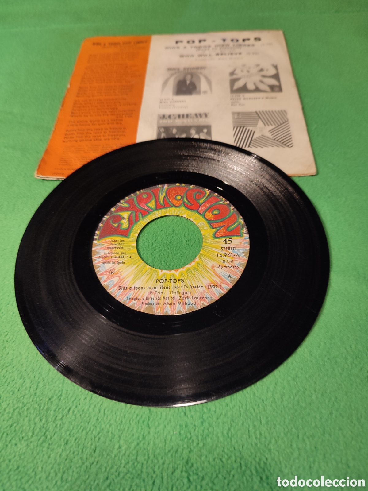 Discos de vinilo: Pop-Tops - Dios a todos hizo libre - Foto 2