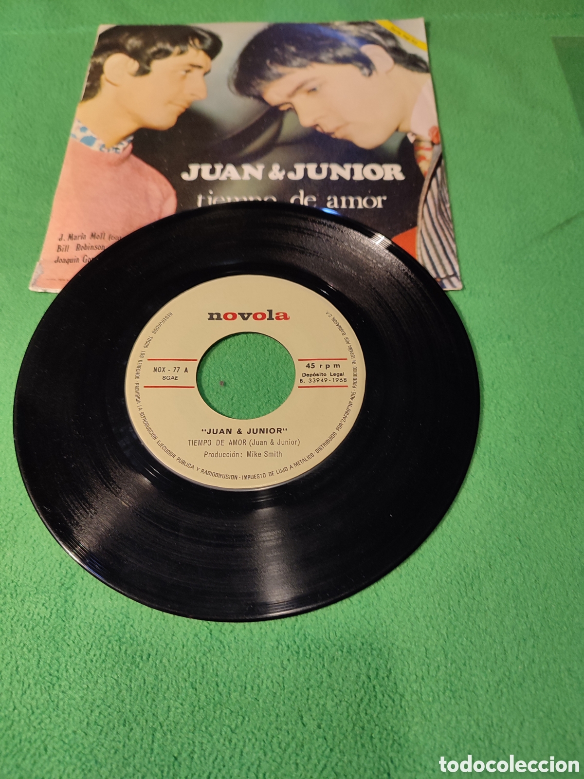 Discos de vinilo: Juan & Junior - Tiempo de amor - Foto 2