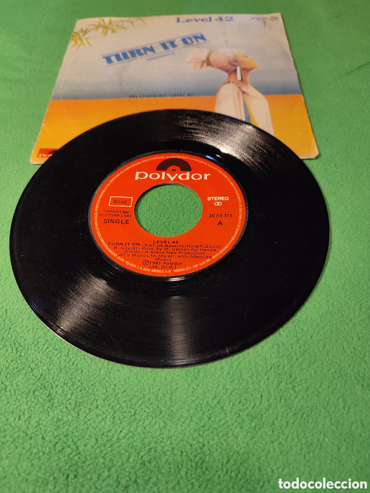 Discos de vinilo: Level 42 - Turn It on - Foto 2
