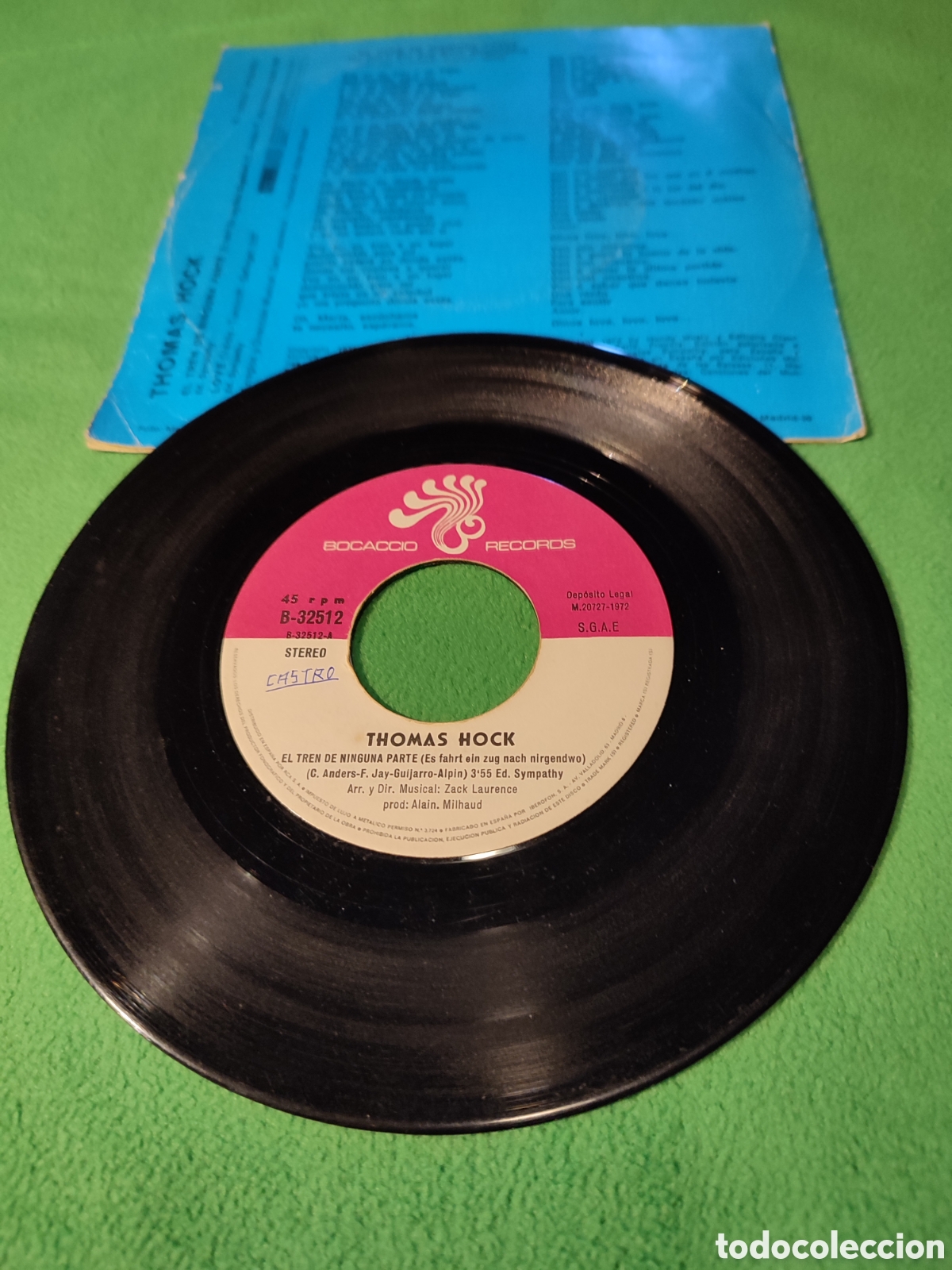 Discos de vinilo: Thomas Hock - El tren de ninguna parte - Foto 2