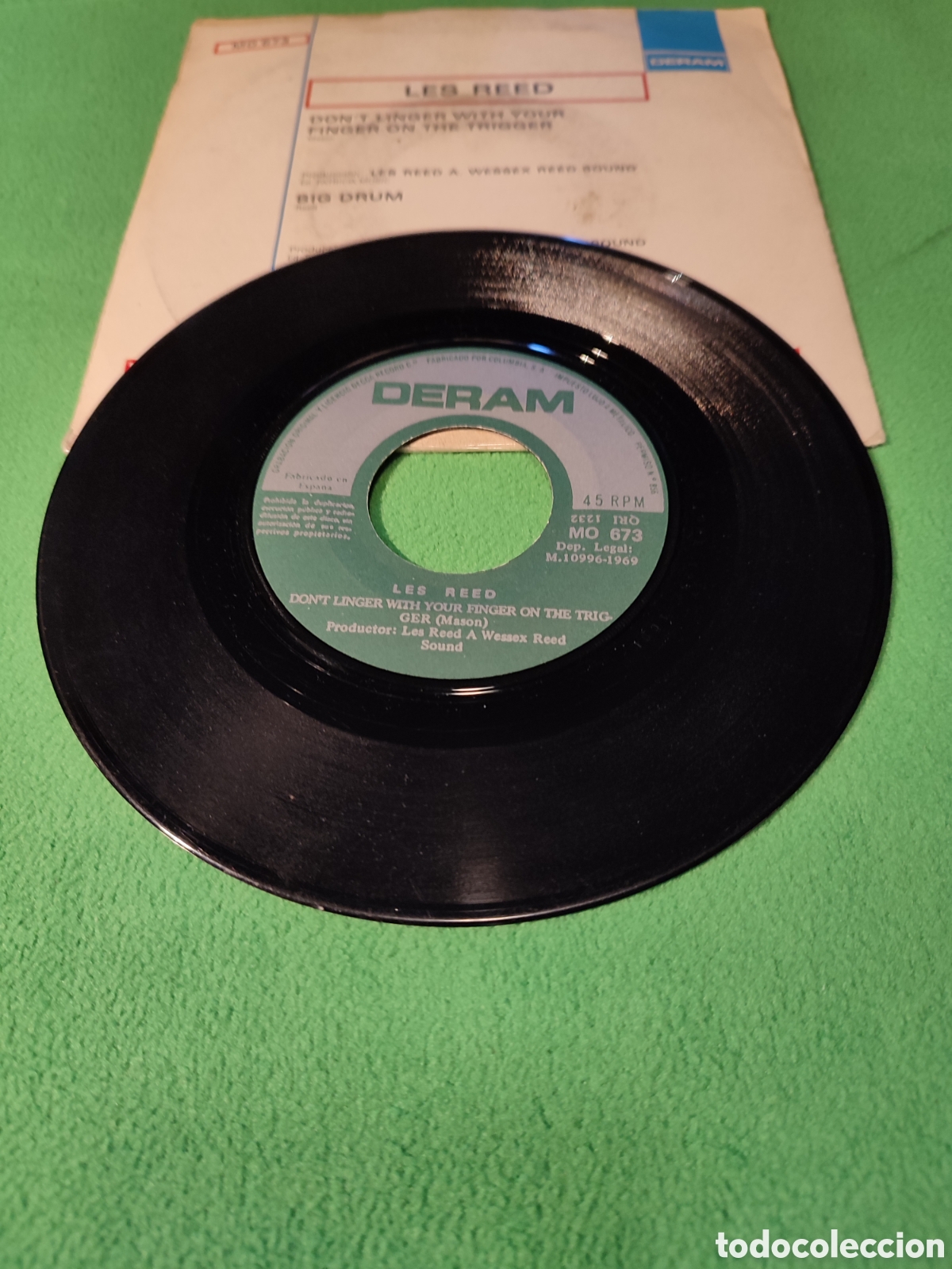 Discos de vinilo: Les Reed - Dont linger with your.... - Foto 2
