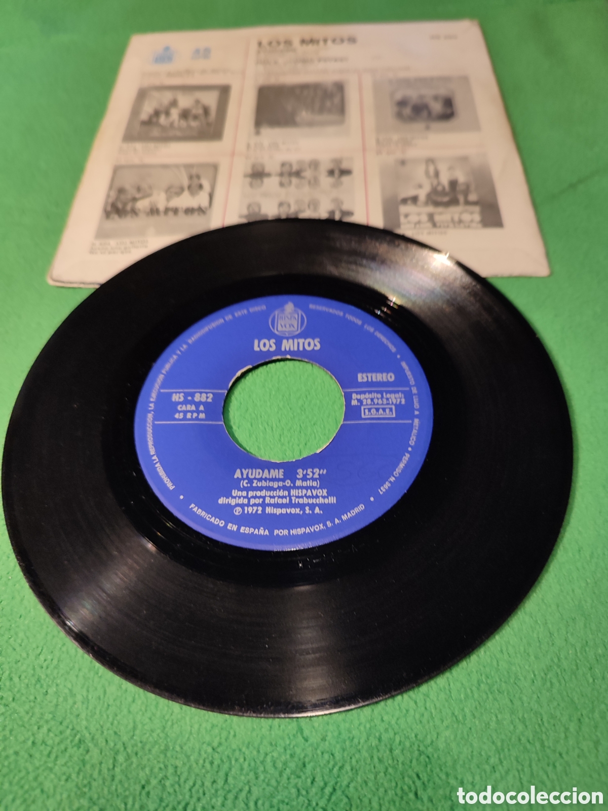 Discos de vinilo: Los Mitos - Ay&uacute;dame - Foto 2