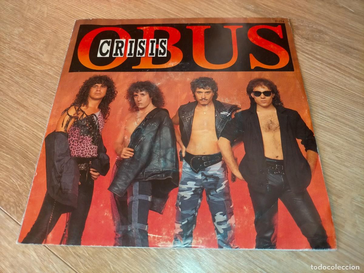 Discos de vinilo: OBUS-CRISIS-ORIGINAL 1988-PROMO - Foto 1