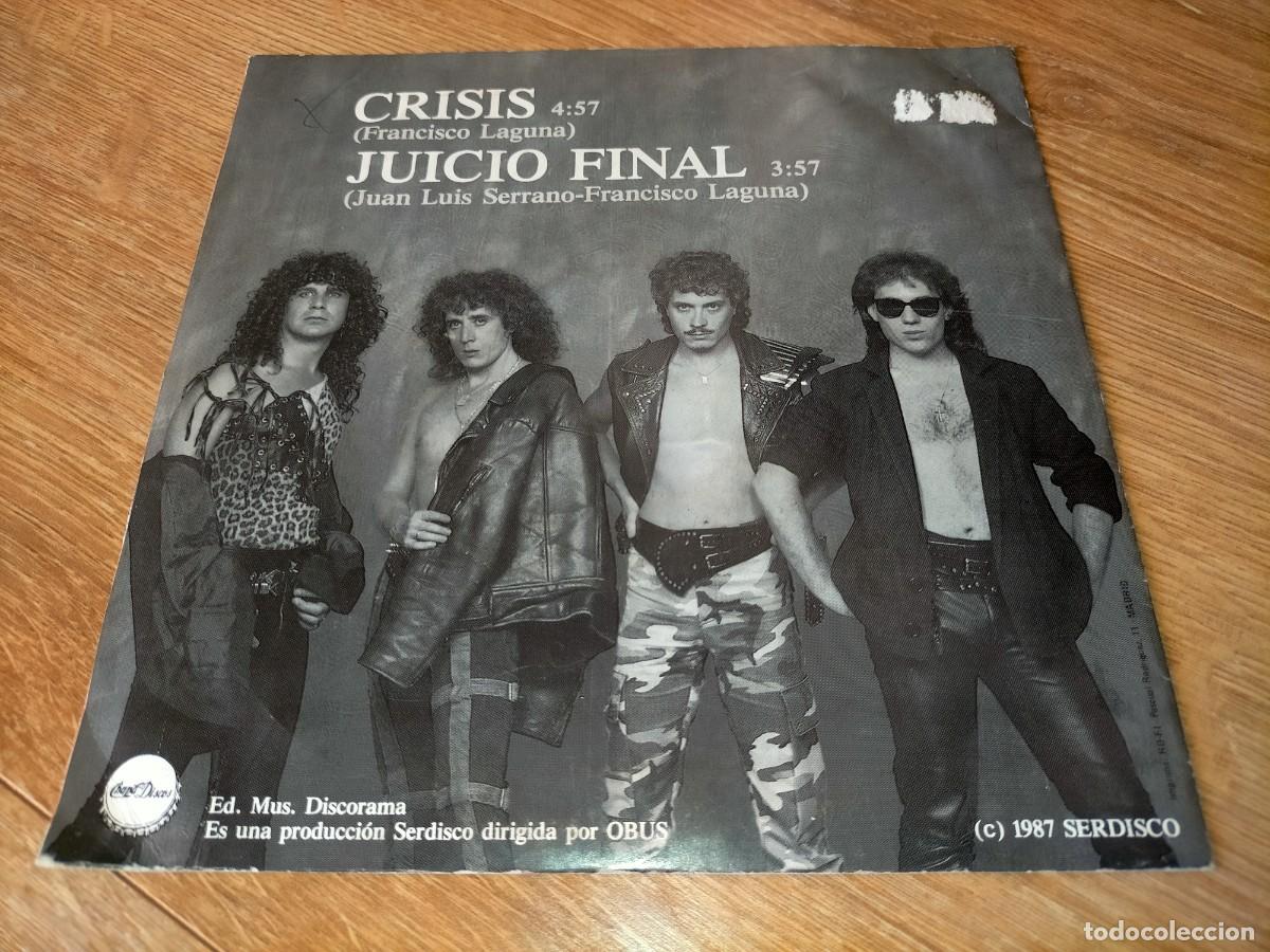 Discos de vinilo: OBUS-CRISIS-ORIGINAL 1988-PROMO - Foto 2
