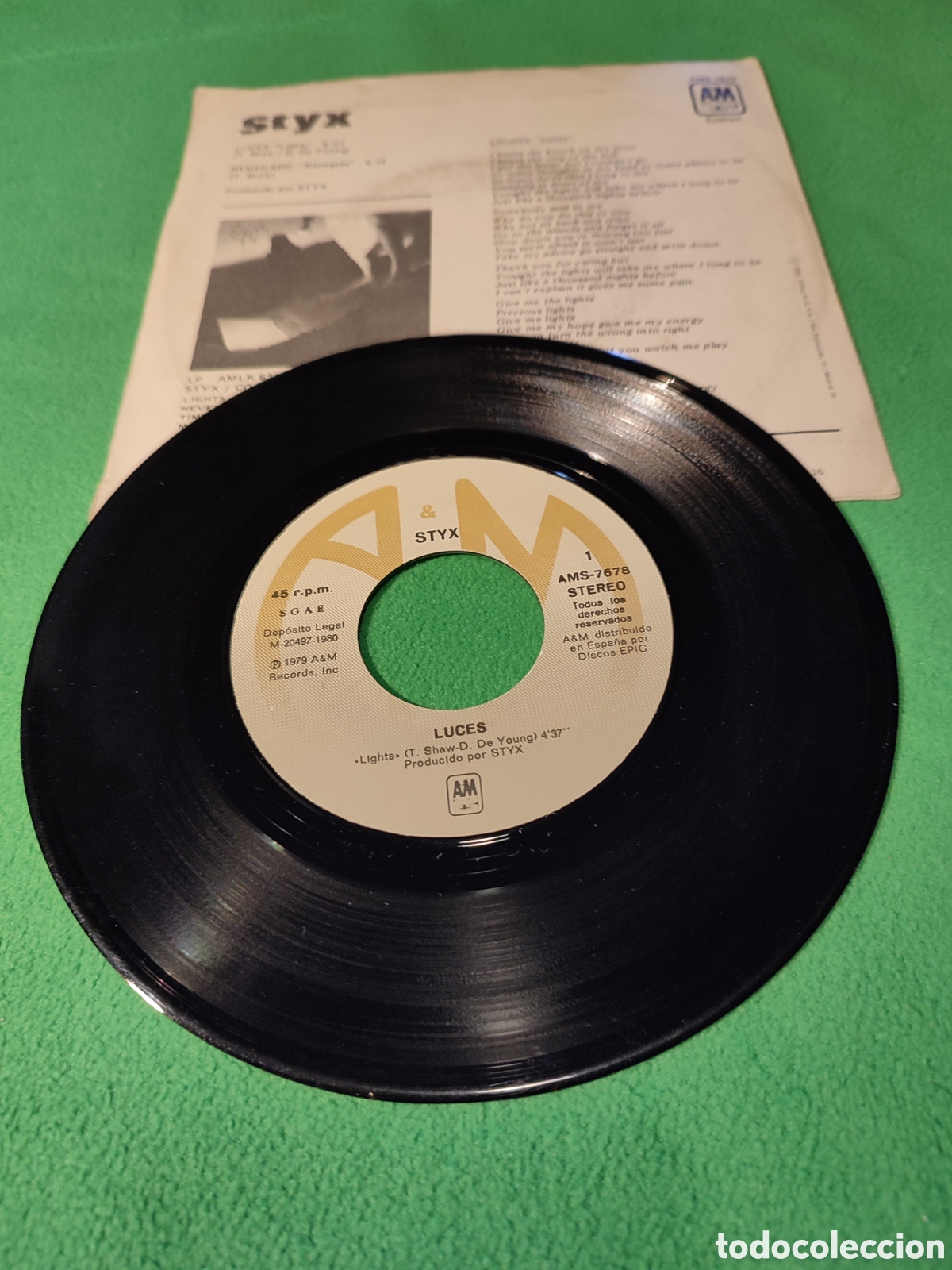 Discos de vinilo: Styx - Luces - Foto 2