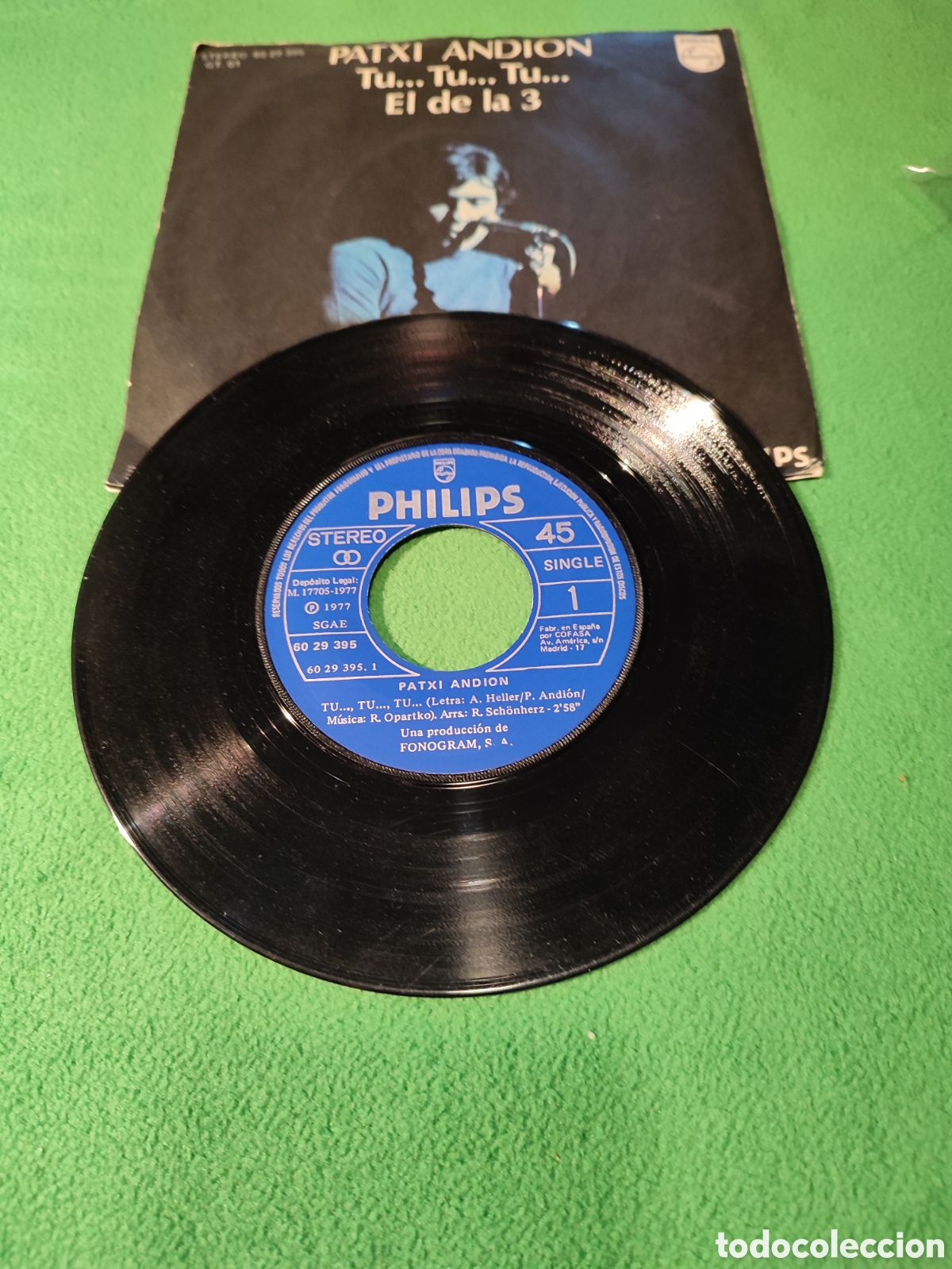 Discos de vinilo: Patxi Andion - Tu..tu .tu . - Foto 2