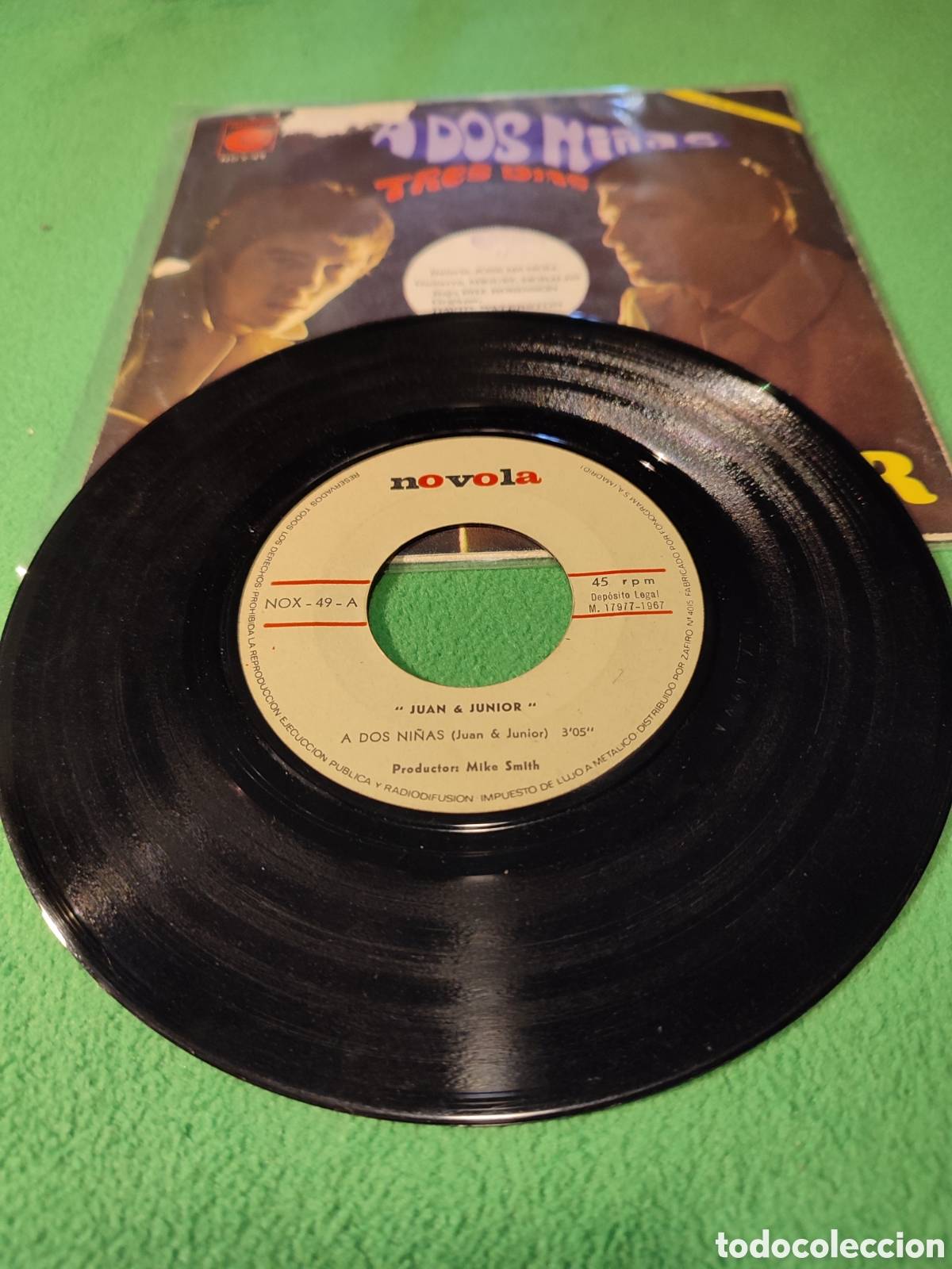 Discos de vinilo: Juan & Junior - A dos ni&ntilde;as - Foto 2