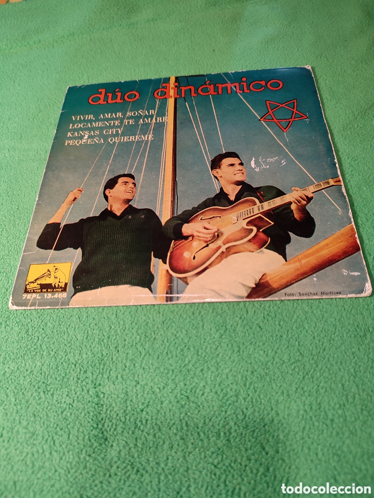 Discos de vinilo: D&uacute;o Din&aacute;mico - Vivir, amar ,so&ntilde;ar + 3 - Foto 1