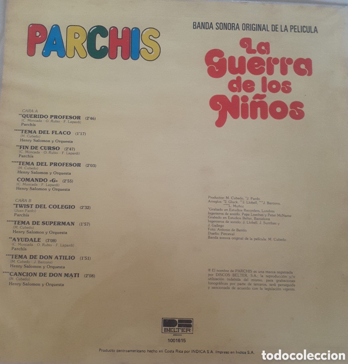 Discos de vinilo: La Guerra de los Ni&ntilde;os - Foto 2