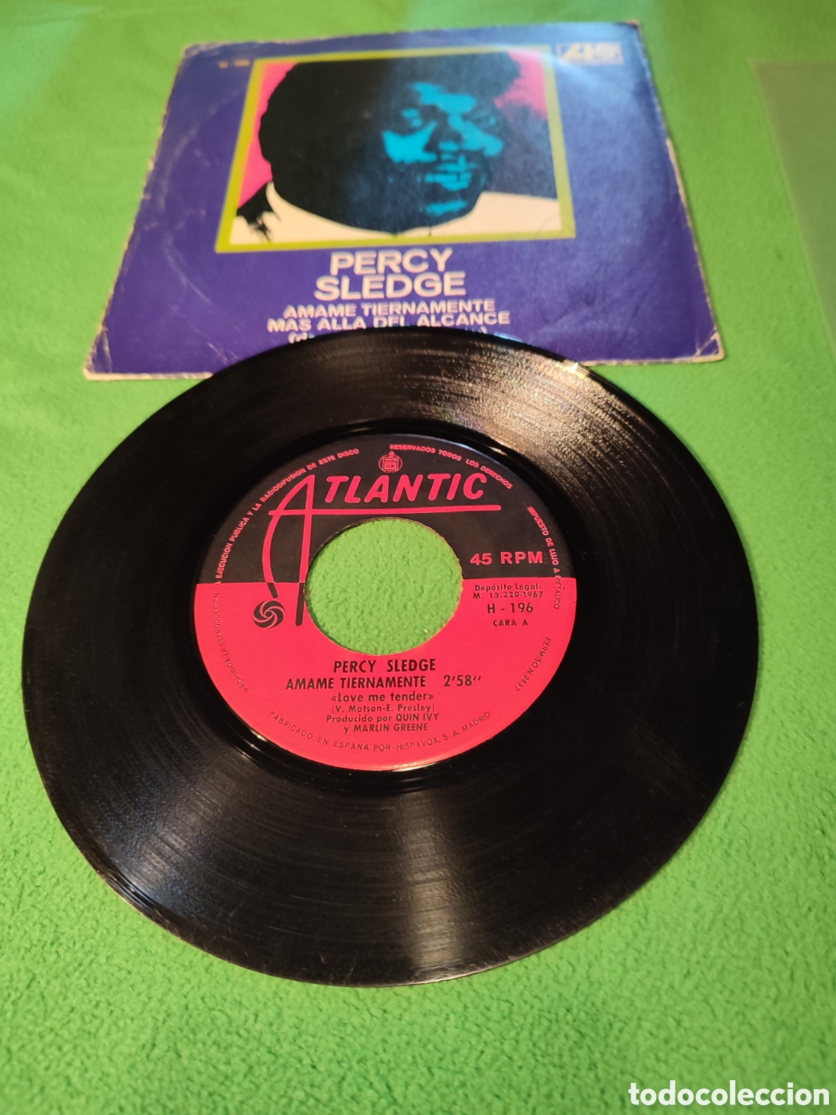 Discos de vinilo: Percy Sledge - Love me tender - Foto 2