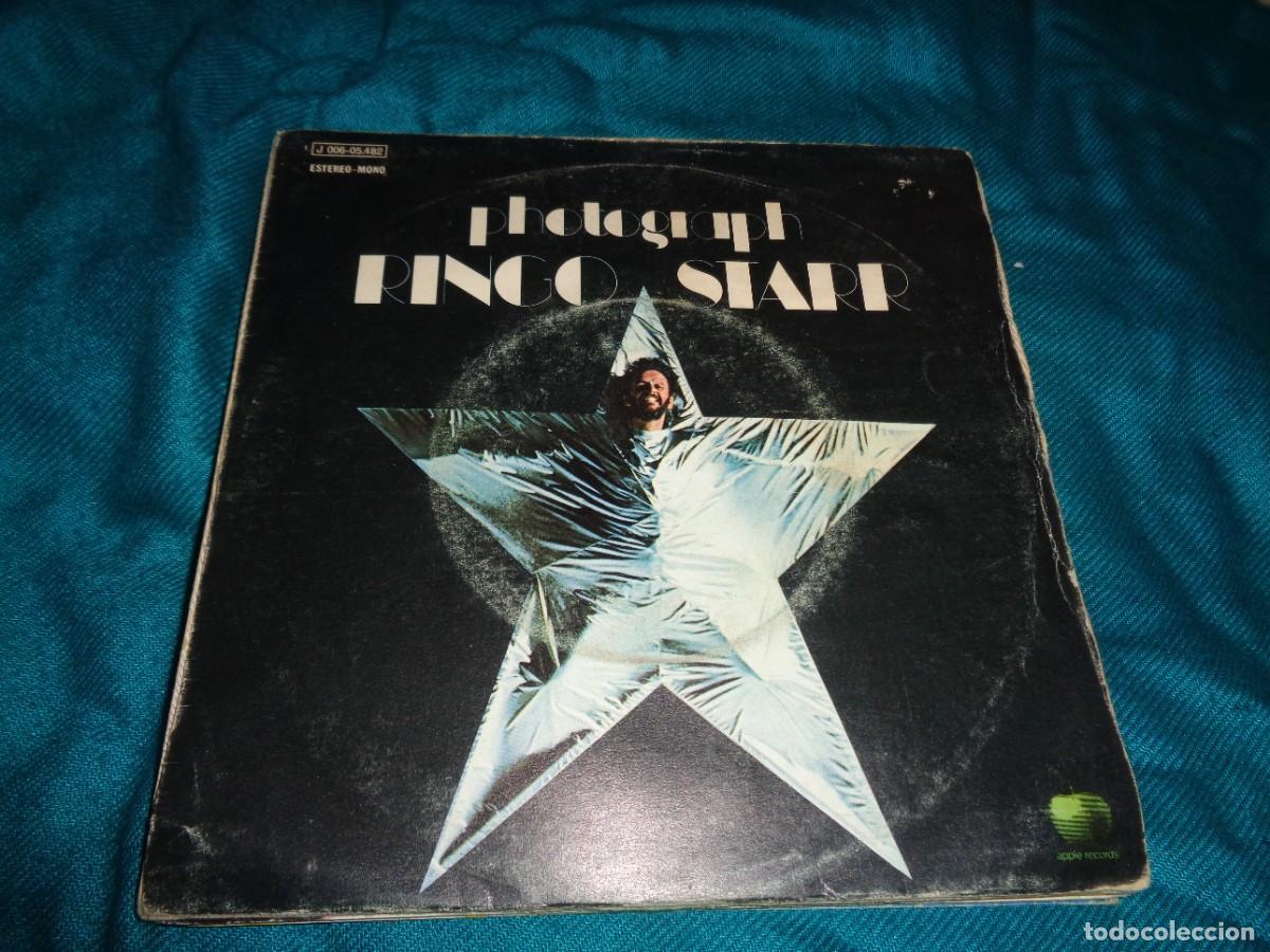 Discos de vinilo: RINGO STARR. PHOTOGRAPH / DOWN AND OUT. APPLE, 1973. IMPECABLE(#) - Foto 1