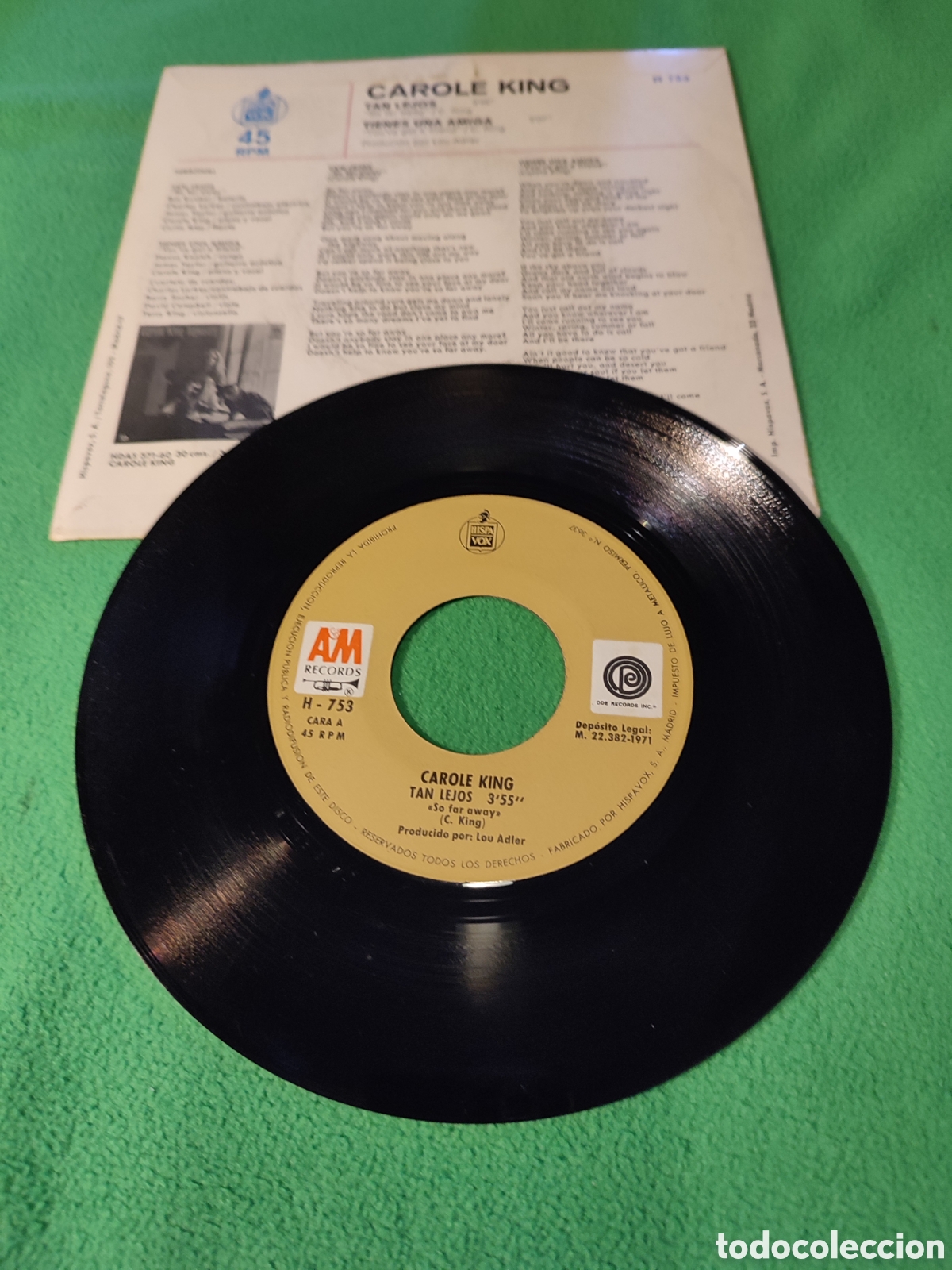 Discos de vinilo: Carole King - Tan lejos - Foto 2