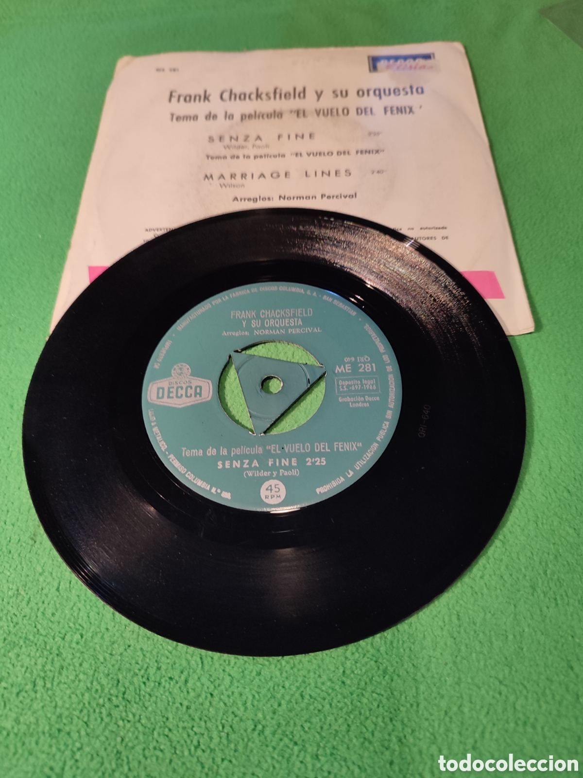 Discos de vinilo: Frank Chacksfield - Senza fine - Foto 2