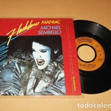 Discos de vinilo: MICHAEL SEMBELLO - MANIAC - FLASHDANCE B.S.O. - SINGLE - 1983