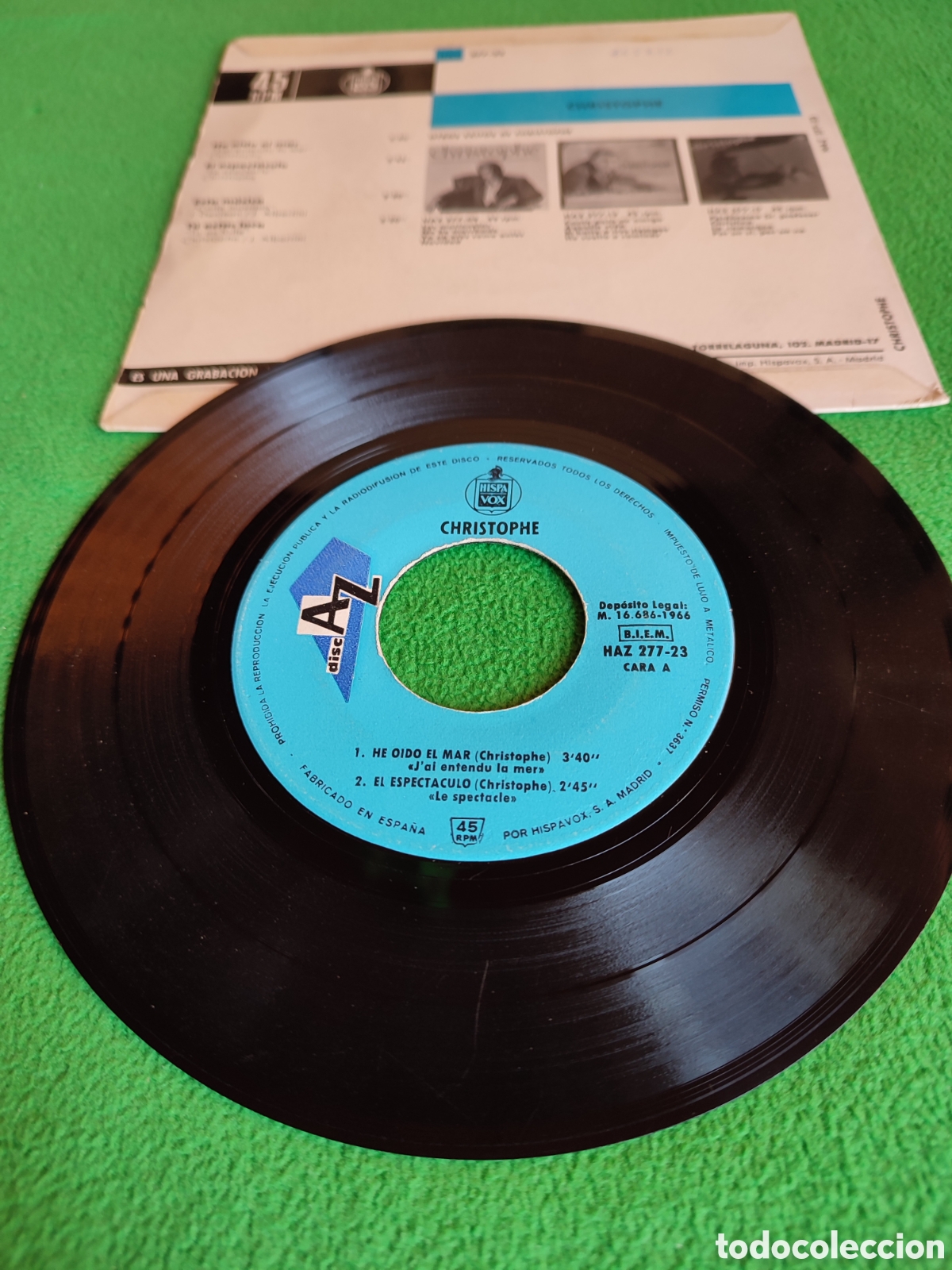 Discos de vinilo: Christophe - He o&iacute;do el mar - +3 - Foto 2