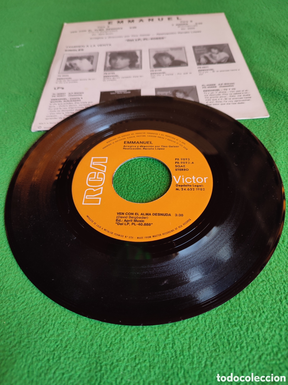 Discos de vinilo: Emmanuel - Ven con el alma desnuda - Foto 2