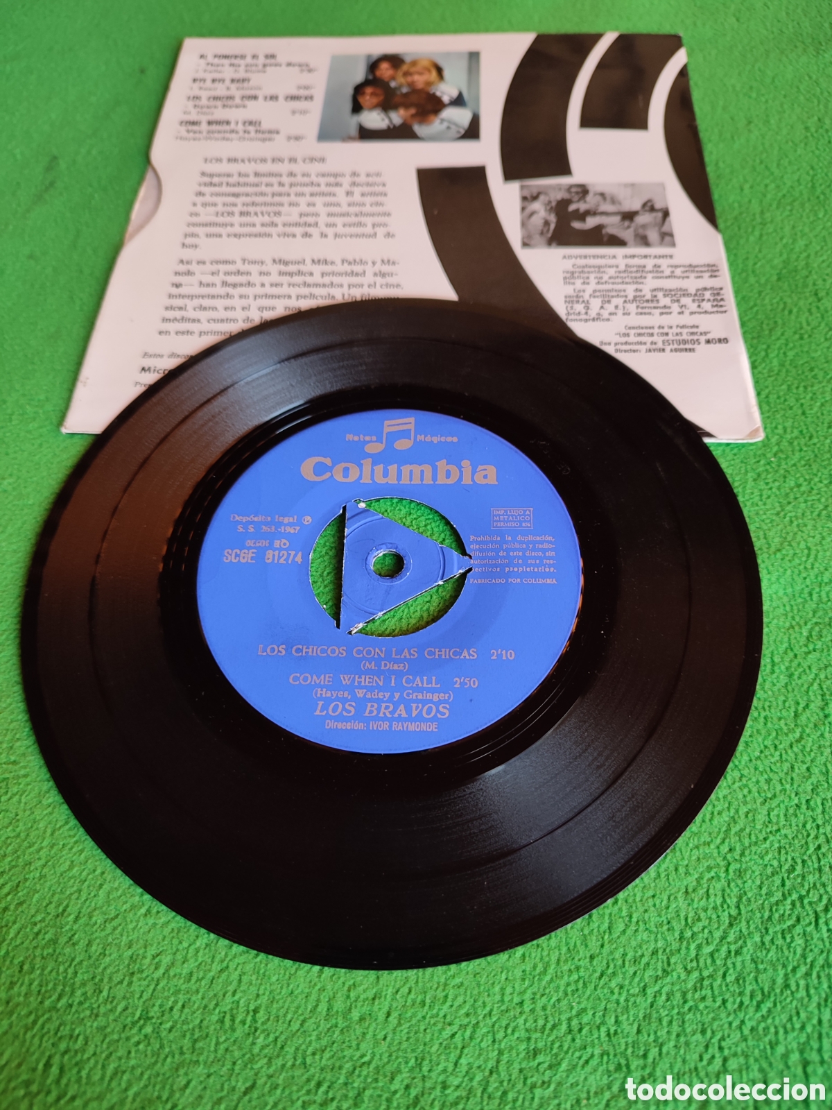 Discos de vinilo: Los Bravos - Los chicos y las chicas+ 3 - Foto 2