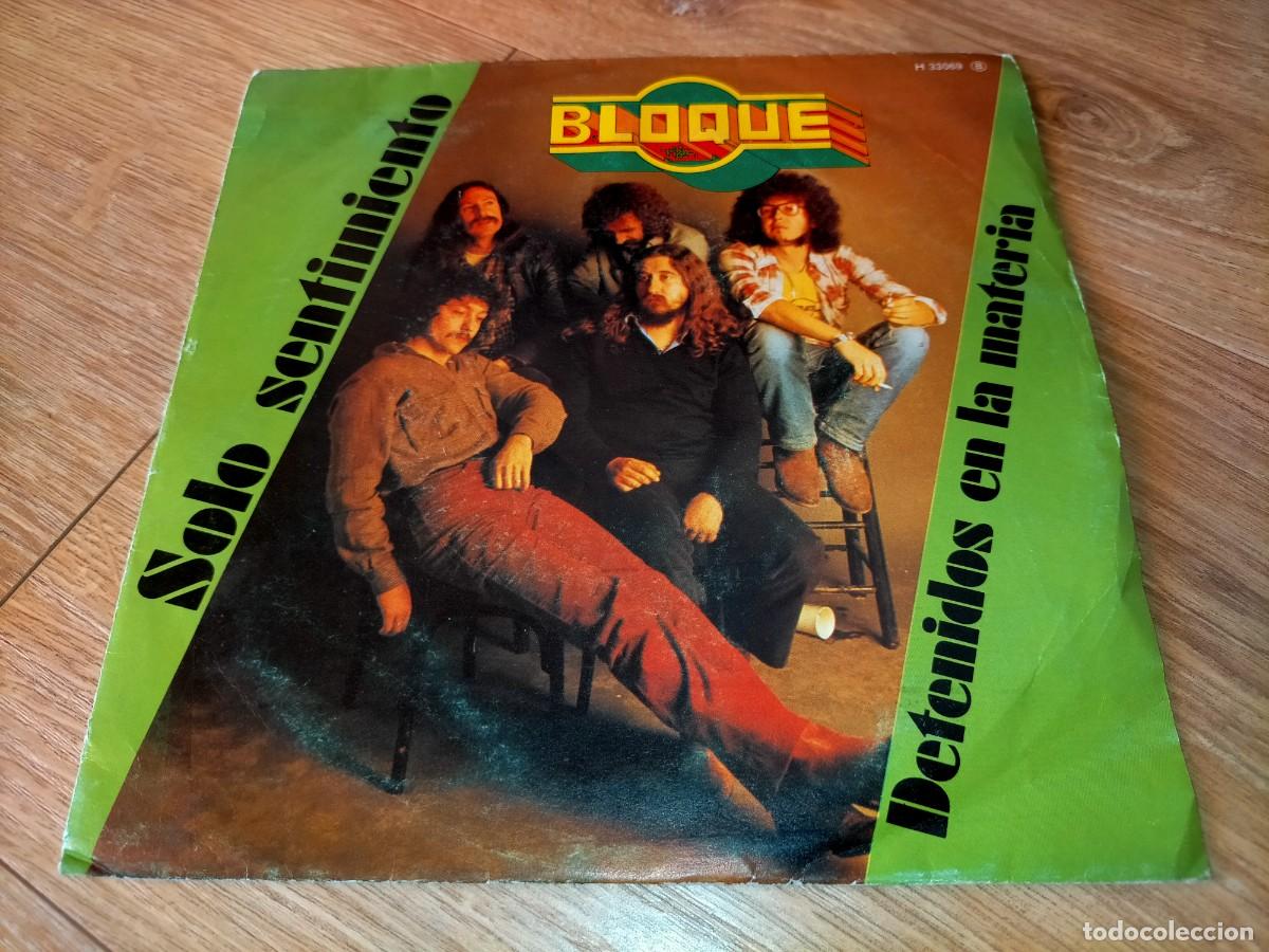 Discos de vinilo: BLOQUE-SOLO SENTIMIENTO-ORIGINAL 1981 - Foto 1