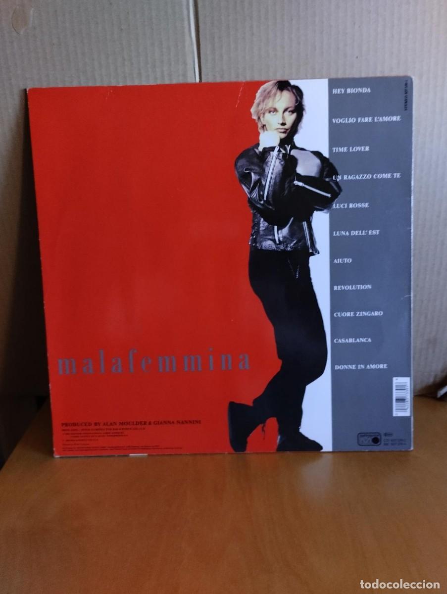 Discos de vinilo: GIANNA NANNINI ---- MALAFEMMINA - Foto 2