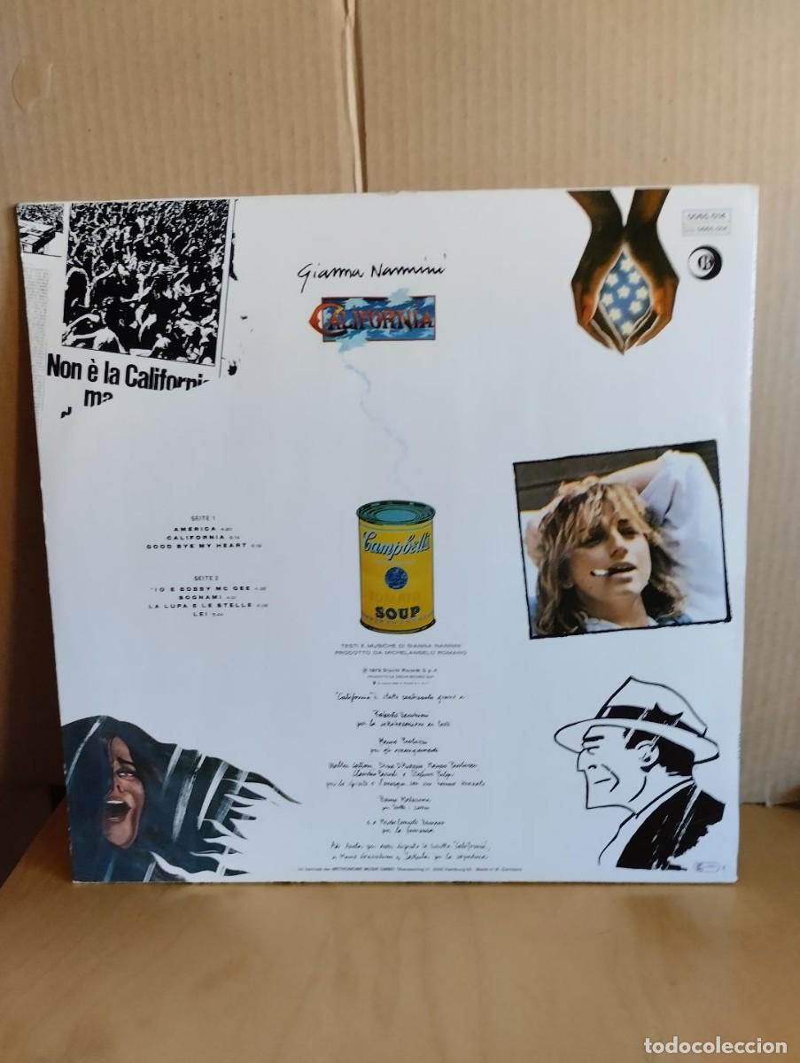 Discos de vinilo: GIANNA NANNINI ---- CALIFORNIA - Foto 2