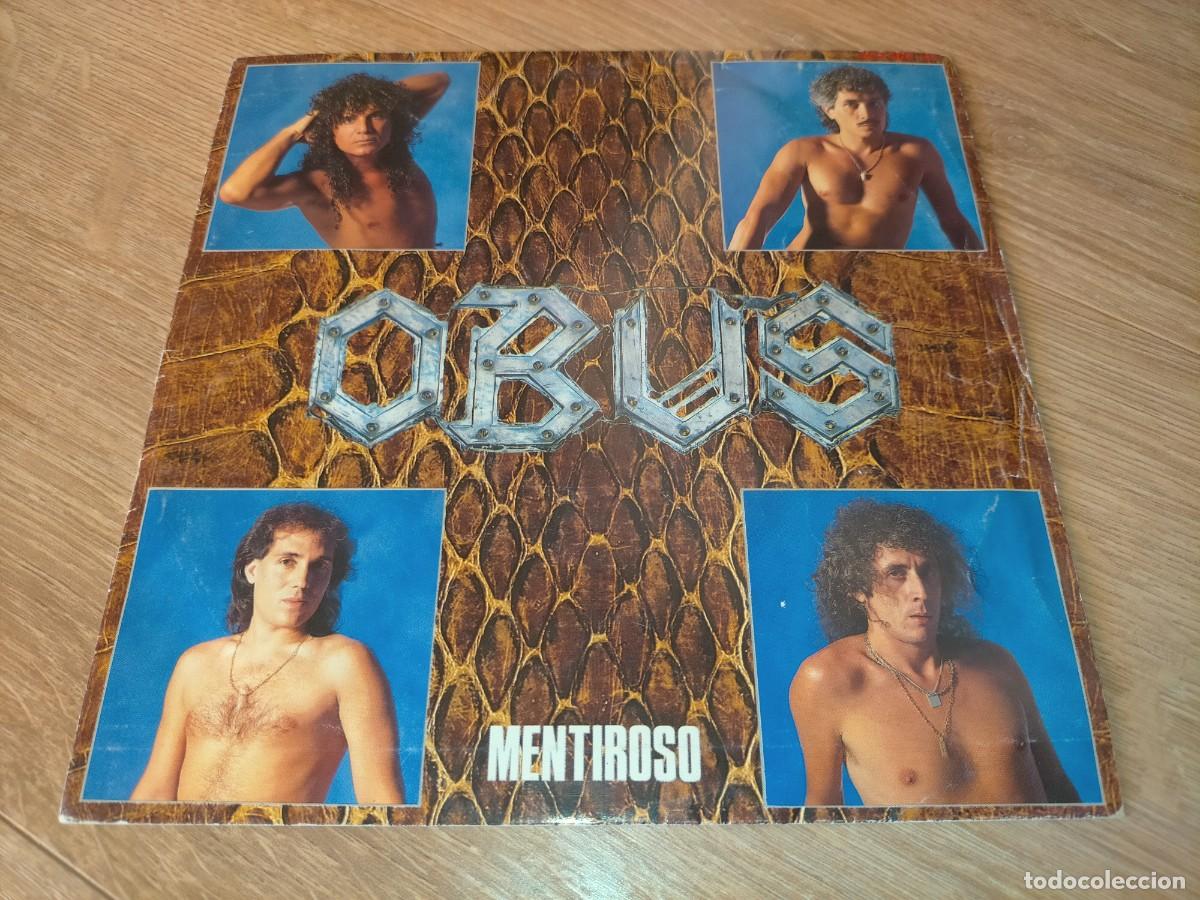Discos de vinilo: OBUS-MENTIROSO-ORIGINAL 1986-PROMO - Foto 1