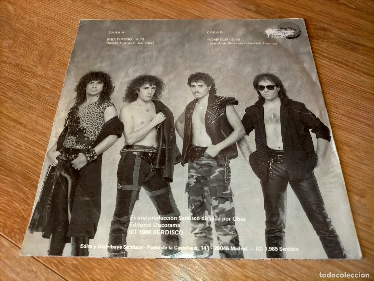 Discos de vinilo: OBUS-MENTIROSO-ORIGINAL 1986-PROMO - Foto 2