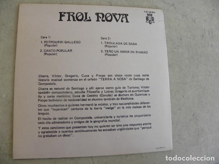 Discos de vinilo: FROL NOVA -POTPOURRI GALLEGO -EP 1971 - Foto 2