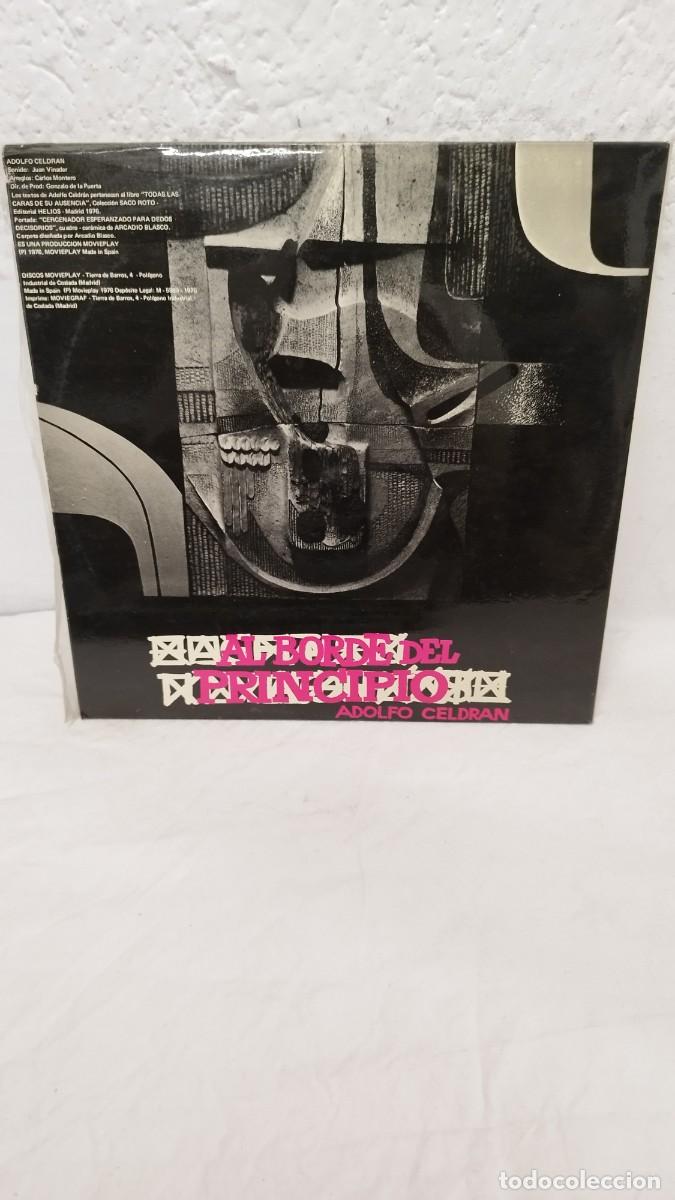 Discos de vinilo: ADOLFO CELDRAN - AL BORDE DEL PRINCIPIO - GATEFOLD - Foto 3