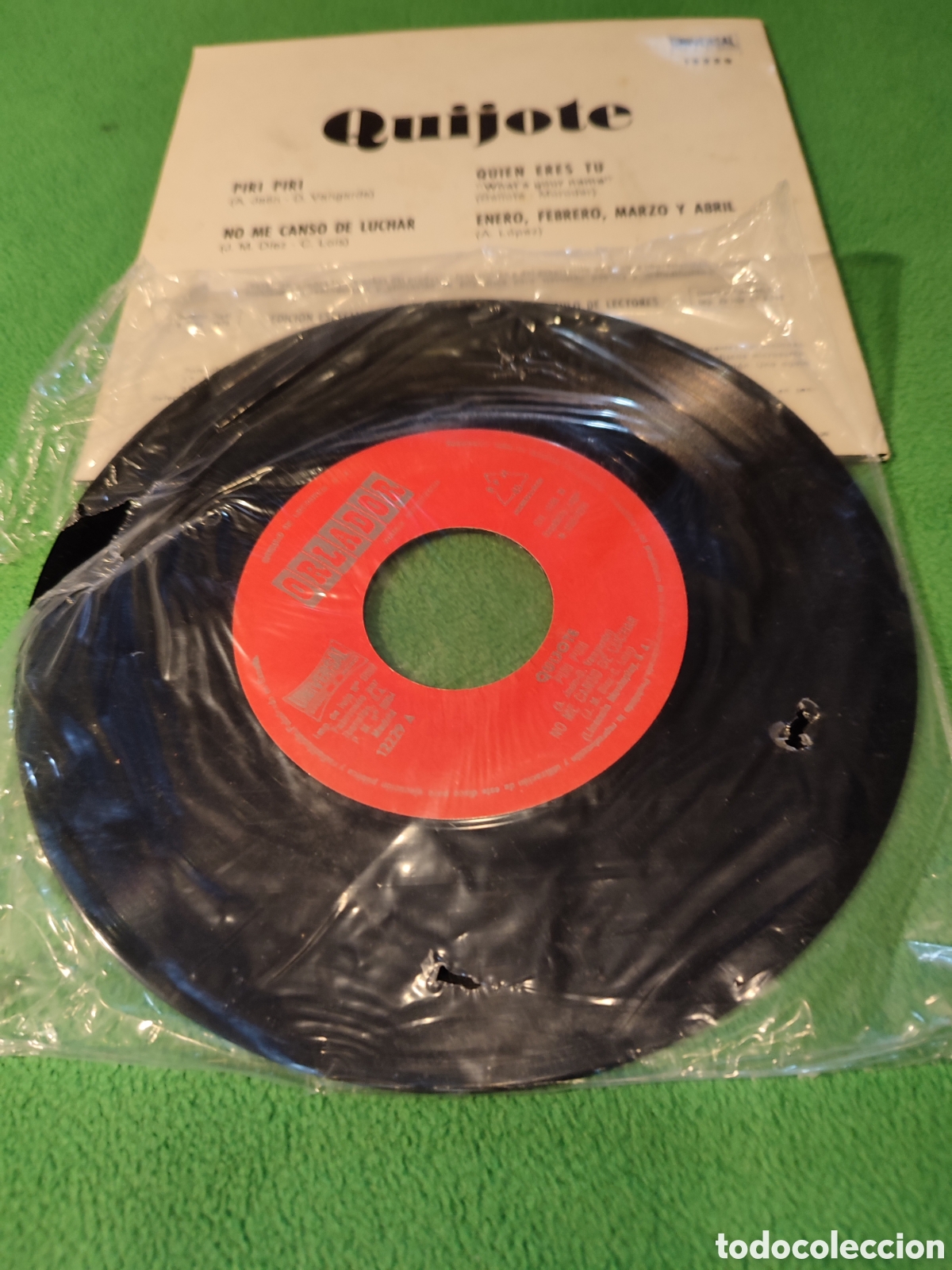 Discos de vinilo: Quijote - Piri Piri + 3 - Foto 2