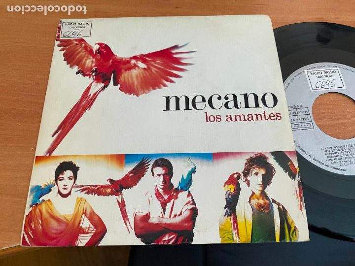 Discos de vinilo: MECANO (LOS AMANTES) SINGLE 1988 (EPI27) - Foto 1