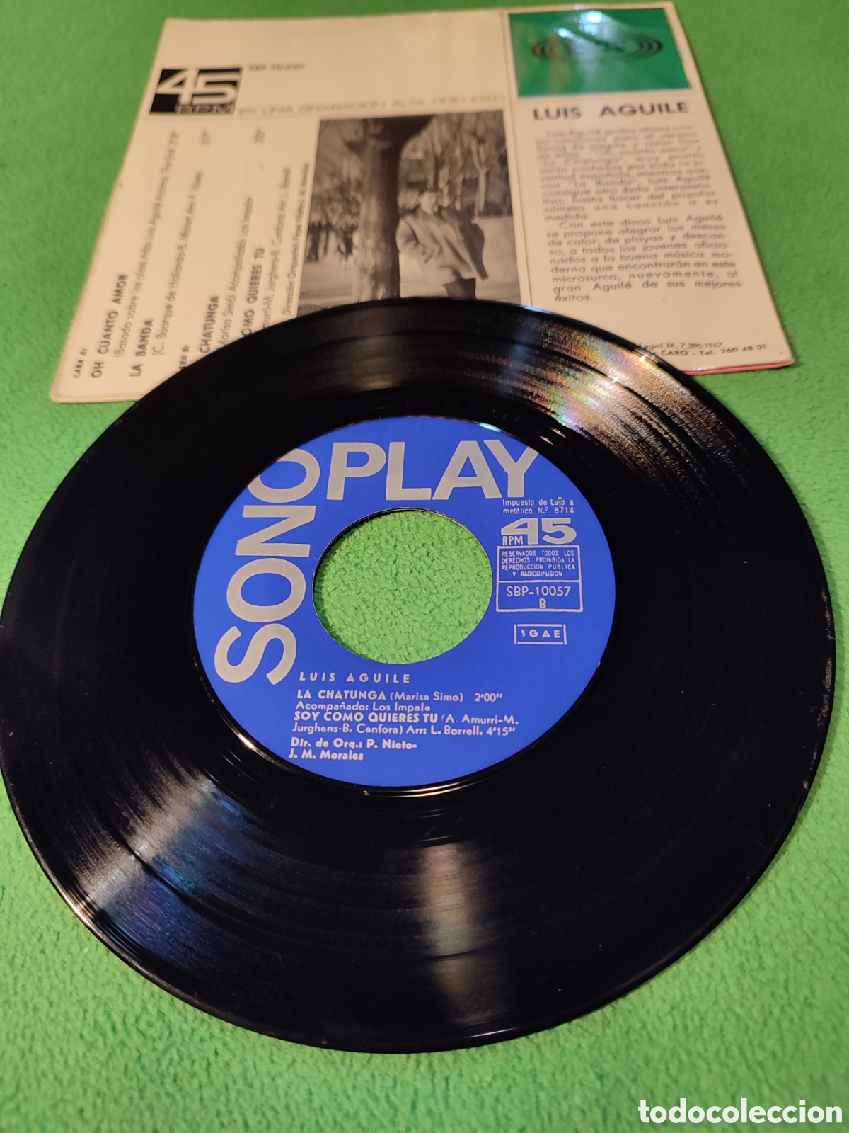 Discos de vinilo: Luis Aguil&eacute; - La chatunga+ 3 - Foto 2
